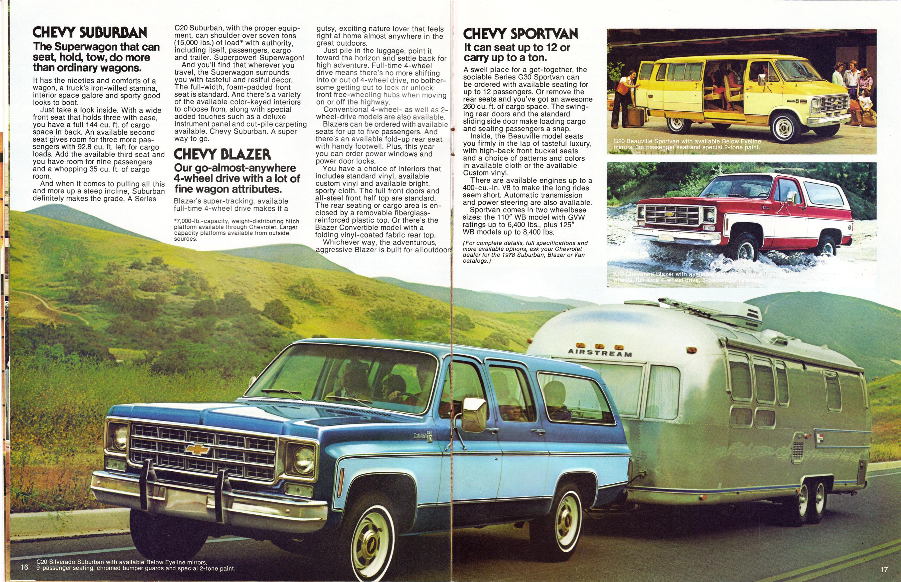 1978 Chevrolet Wagons Brochure Page 4